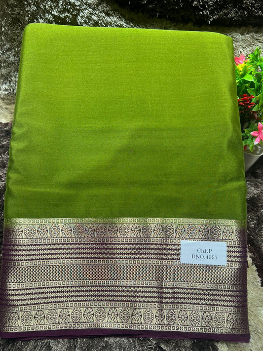 Artificial / Mix Crape Sarees