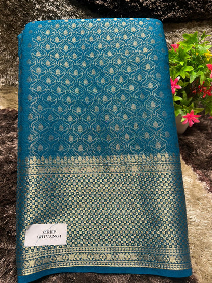 Artificial / Mix Crape Sarees