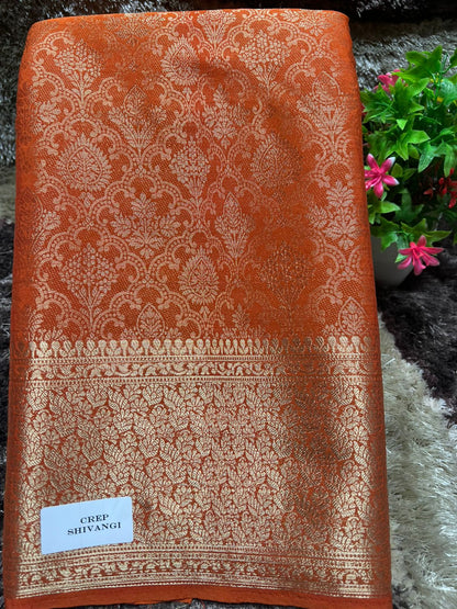 Artificial / Mix Crape Sarees