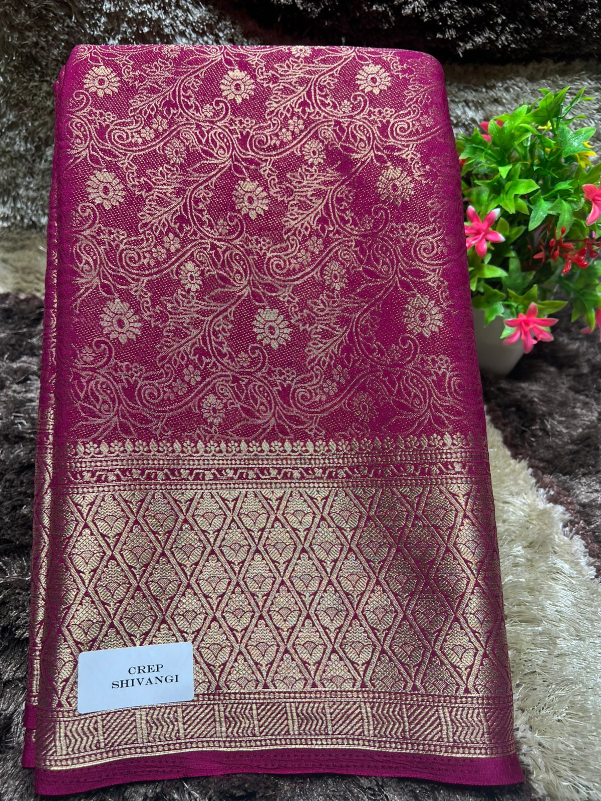 Artificial / Mix Crape Sarees
