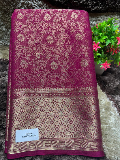 Artificial / Mix Crape Sarees