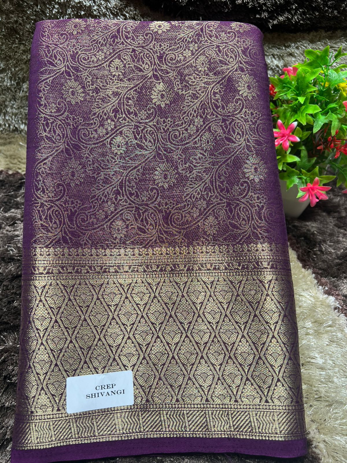 Artificial / Mix Crape Sarees