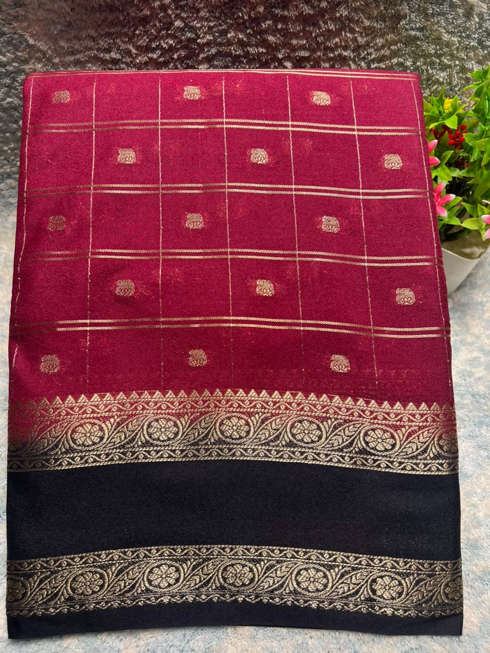 Artificial / Mix Crape Sarees