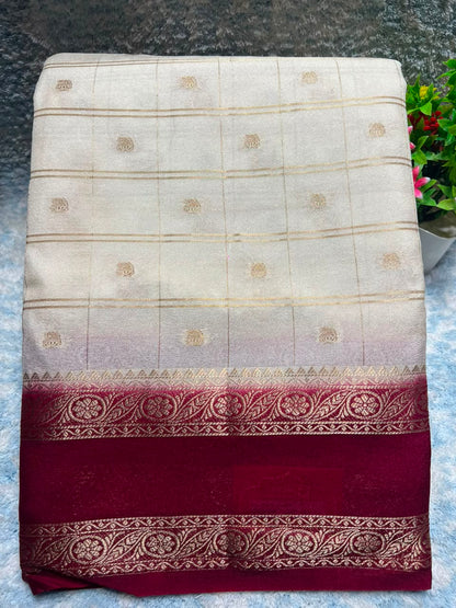 Artificial / Mix Crape Sarees
