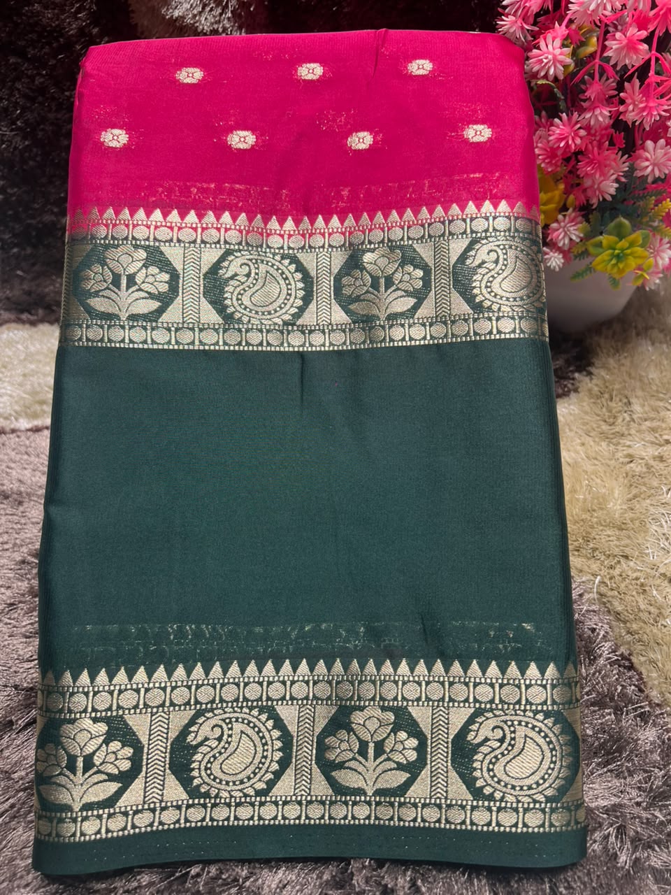 Artificial / Mix Crape Sarees