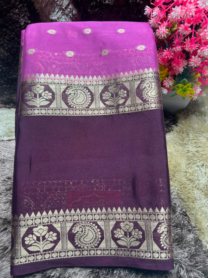 Artificial / Mix Crape Sarees