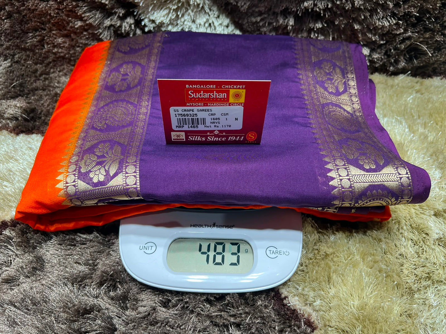Artificial / Mix Crape Sarees