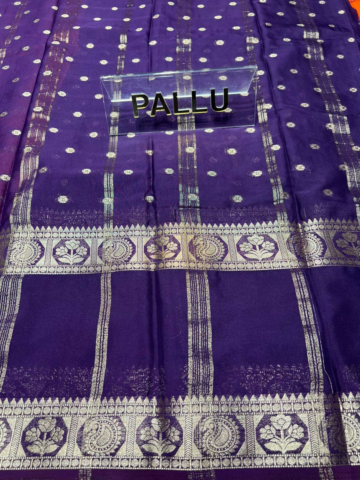 Artificial / Mix Crape Sarees