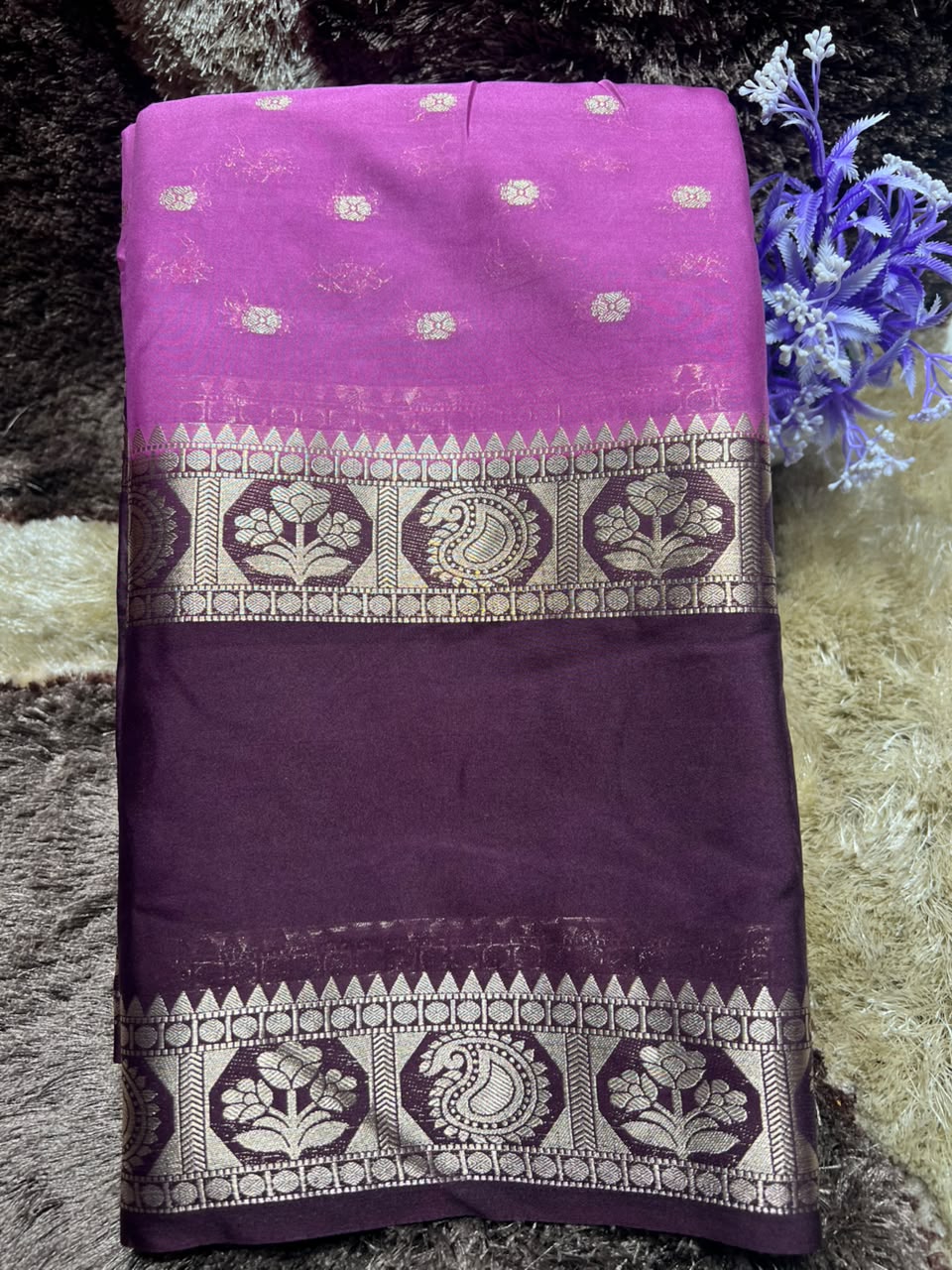 Artificial / Mix Crape Sarees