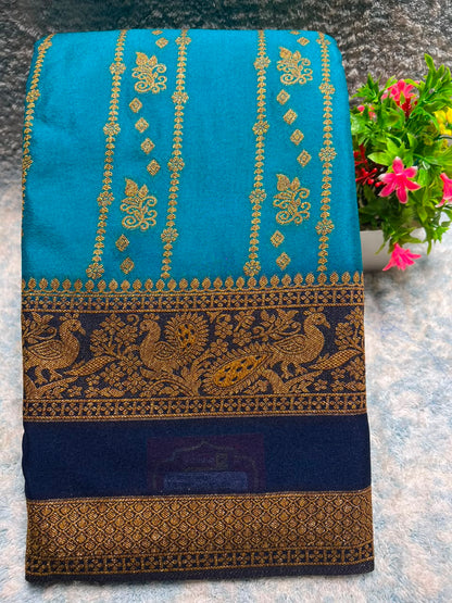 Artificial / Mix Crape Sarees