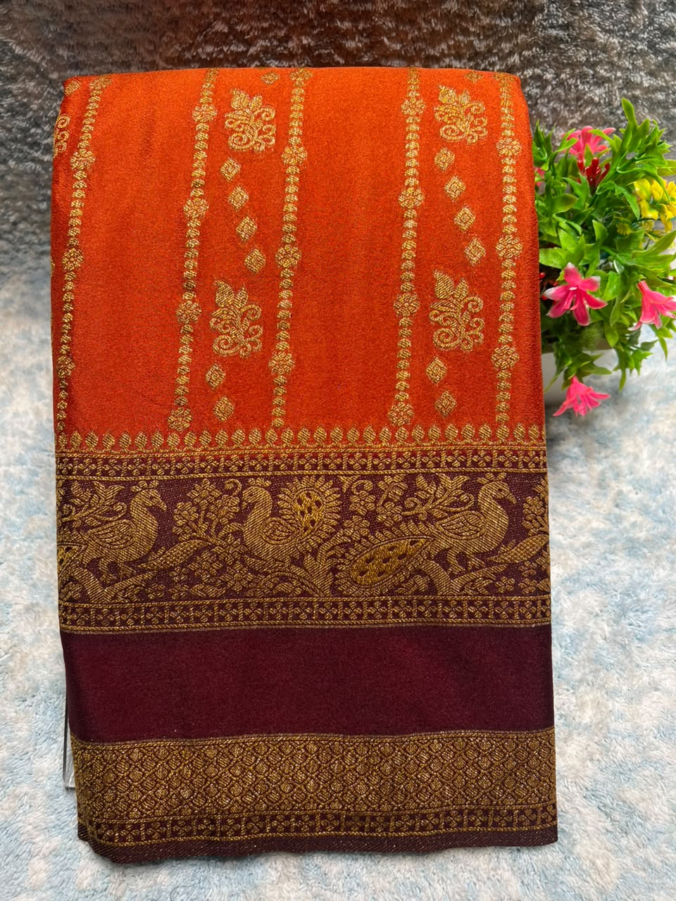 Artificial / Mix Crape Sarees