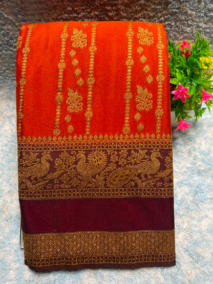 Artificial / Mix Crape Sarees
