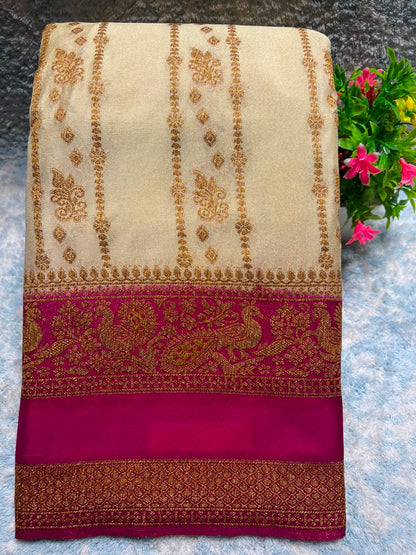 Artificial / Mix Crape Sarees