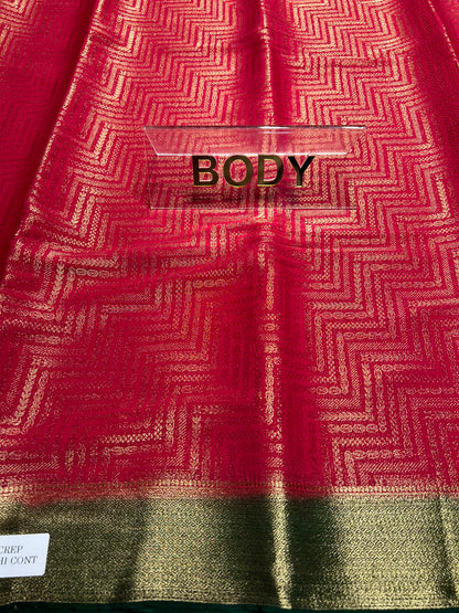 Artificial / Mix Crape Sarees