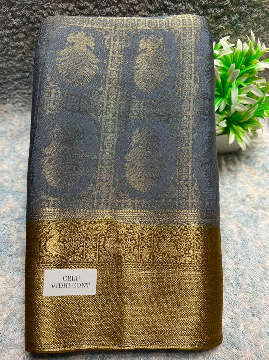 Artificial / Mix Crape Sarees