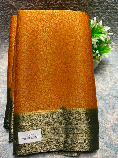 Artificial / Mix Crape Sarees