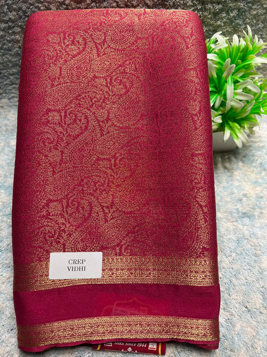 Artificial / Mix Crape Sarees