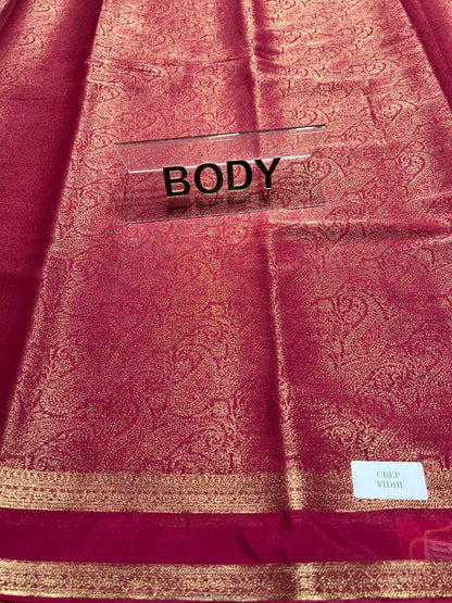 Artificial / Mix Crape Sarees