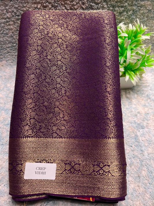Artificial / Mix Crape Sarees