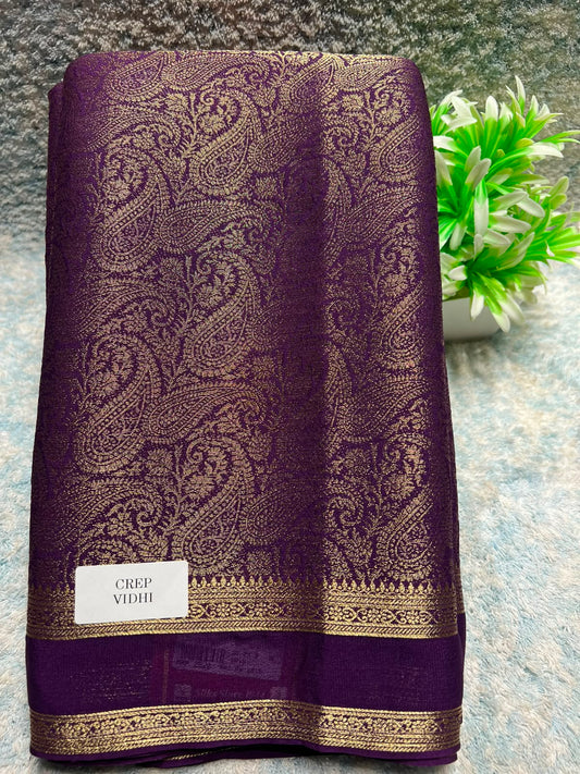 Artificial / Mix Crape Sarees