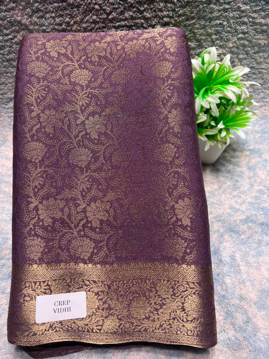 Artificial / Mix Crape Sarees