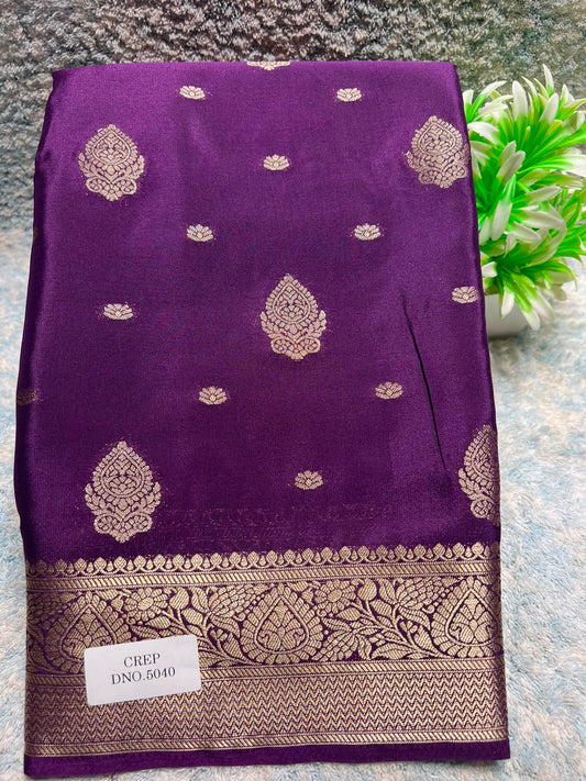 Artificial / Mix Crape Sarees
