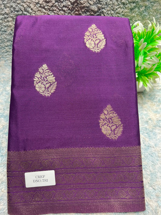 Artificial / Mix Crape Sarees
