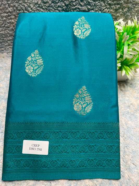 Artificial / Mix Crape Sarees