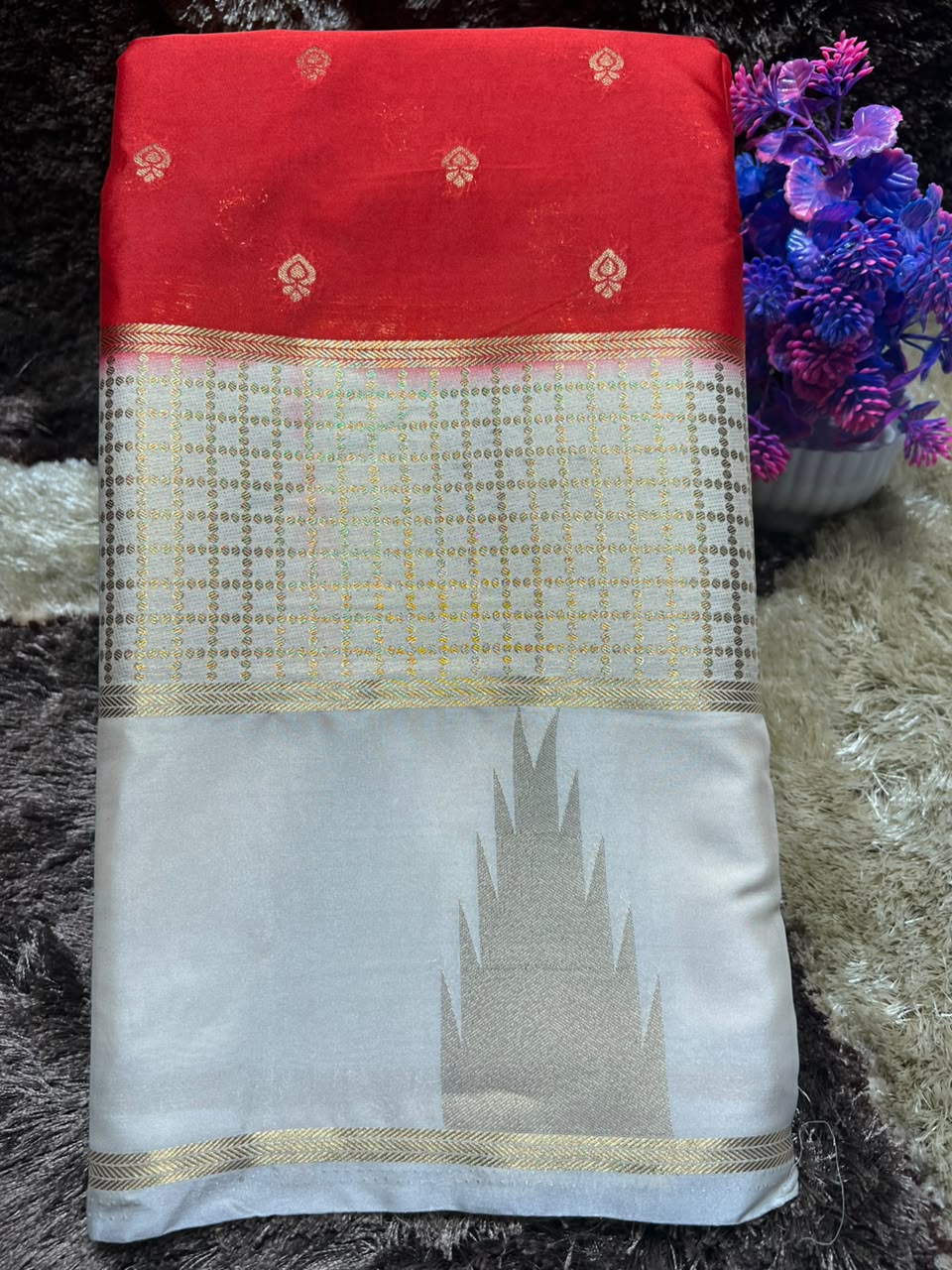 Artificial / Mix Crape Sarees