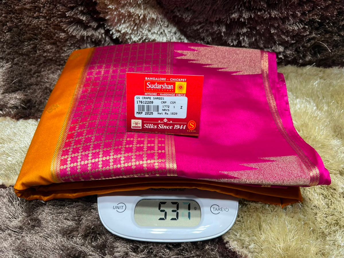 Artificial / Mix Crape Sarees