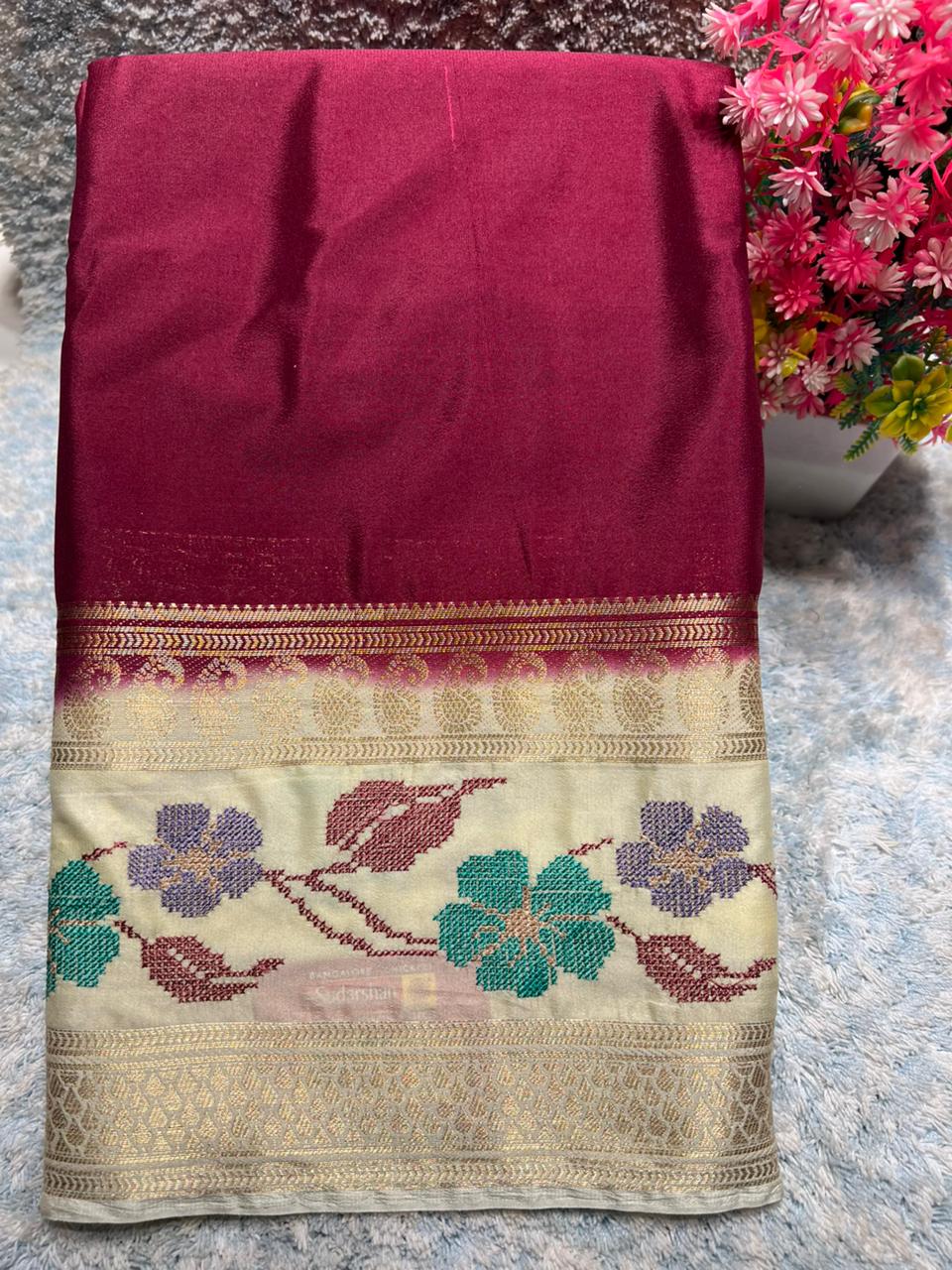 Artificial / Mix Crape Sarees