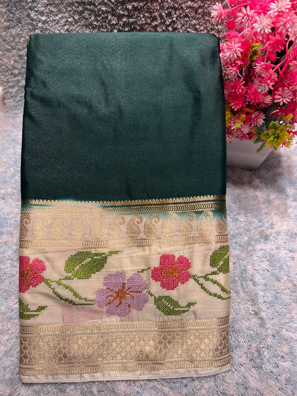 Artificial / Mix Crape Sarees