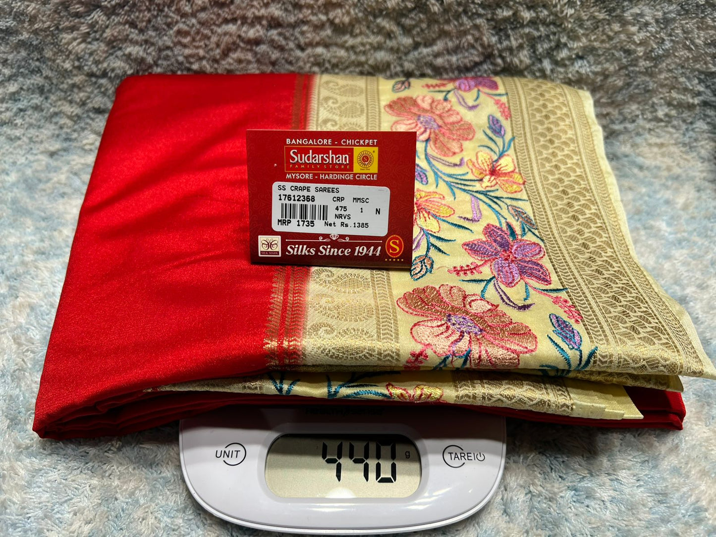 Artificial / Mix Crape Sarees