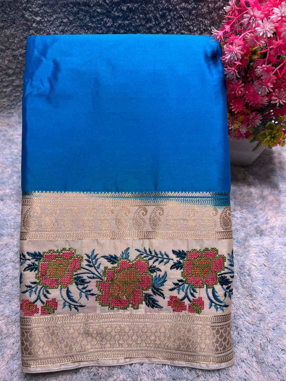 Artificial / Mix Crape Sarees