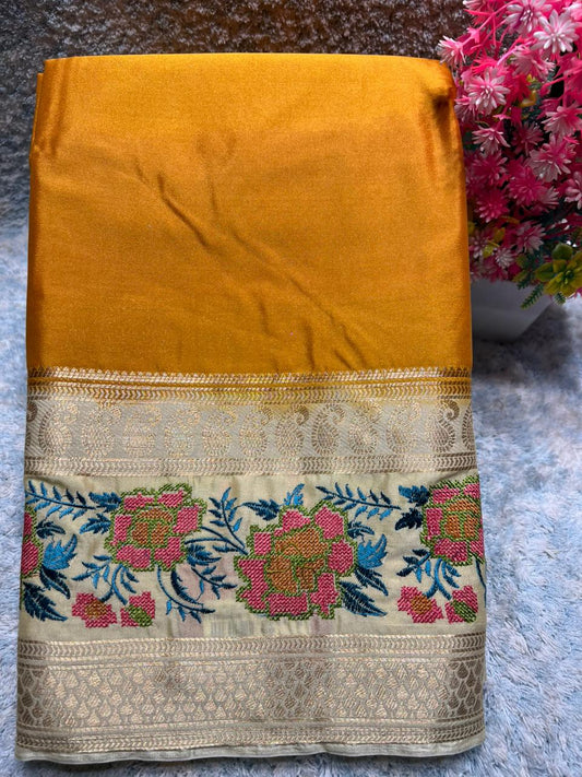 Artificial / Mix Crape Sarees