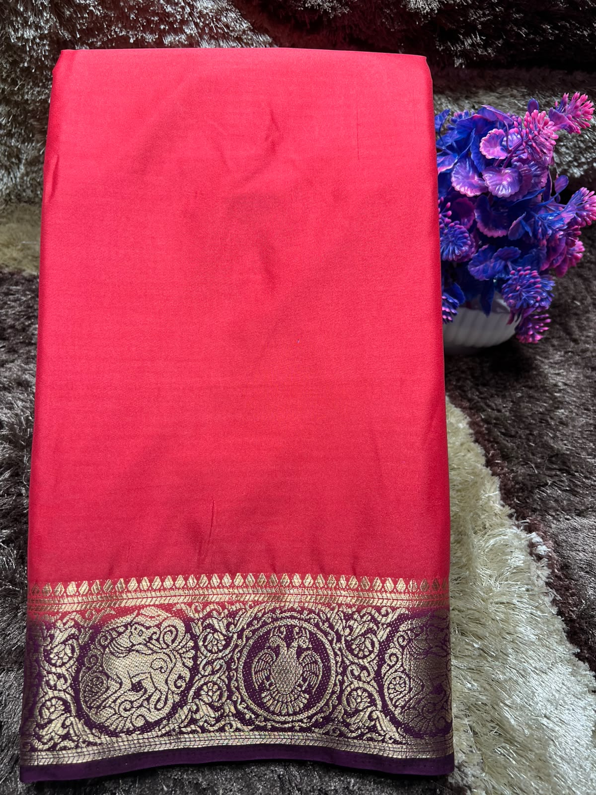 Artificial / Mix Crape Sarees