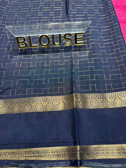 Artificial / Mix Crape Sarees