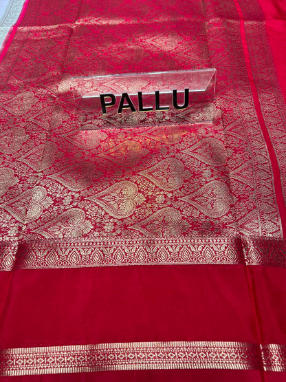 Artificial / Mix Crape Sarees
