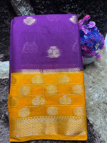 Artificial / Mix Crape Sarees