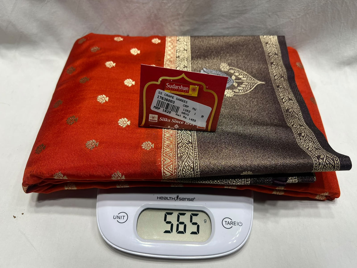 Artificial / Mix Crape Sarees