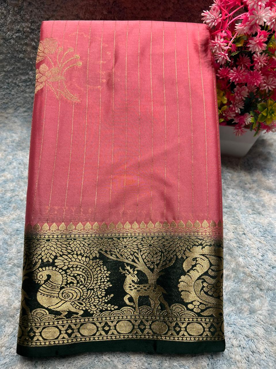 Artificial / Mix Crape Sarees