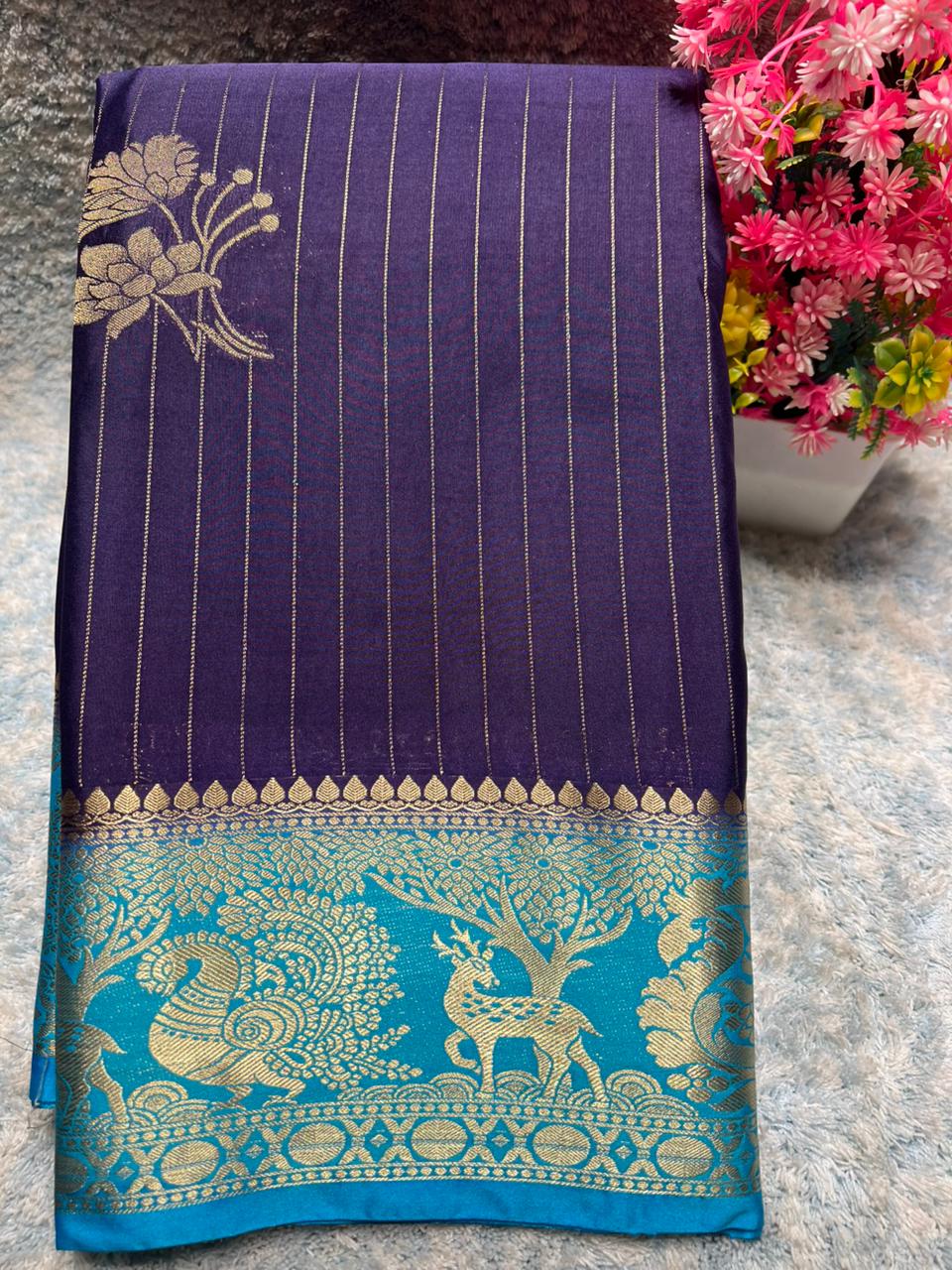 Artificial / Mix Crape Sarees