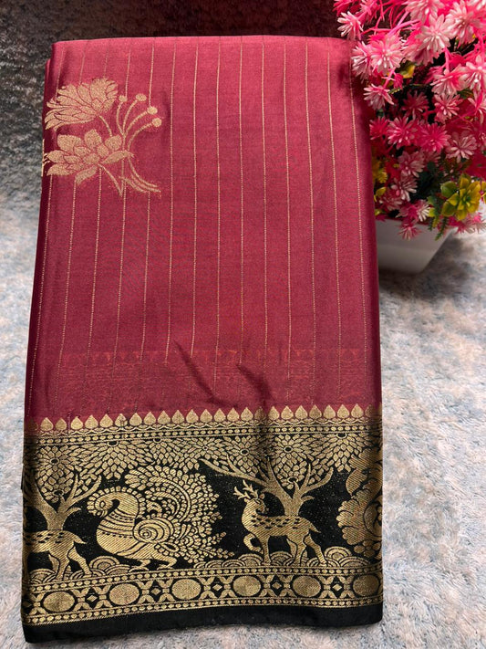 Artificial / Mix Crape Sarees