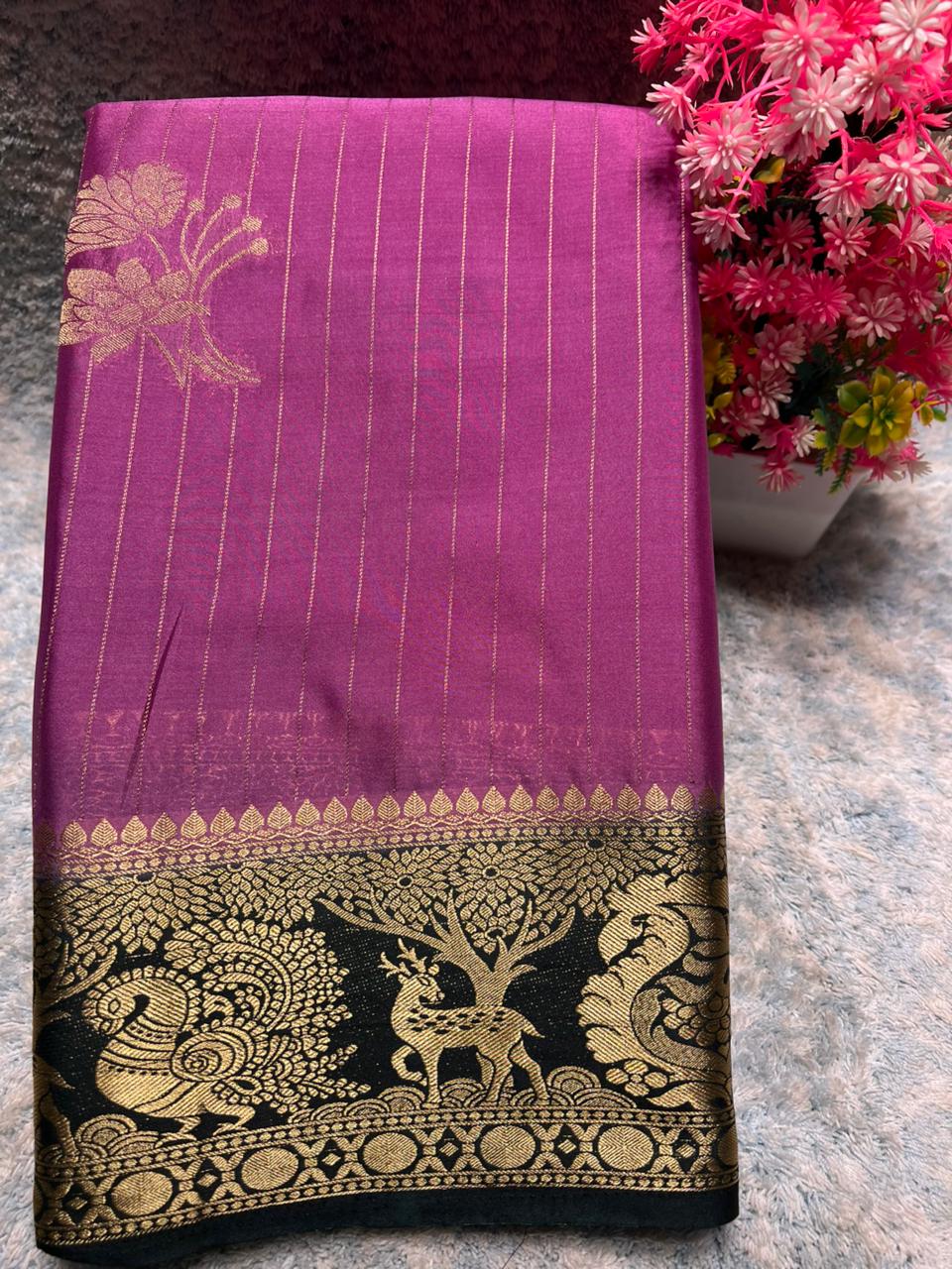 Artificial / Mix Crape Sarees