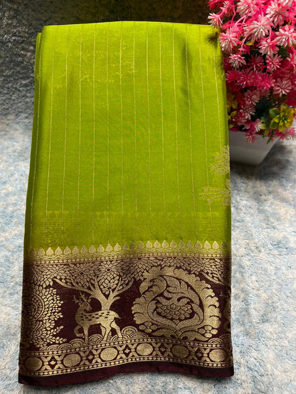 Artificial / Mix Crape Sarees
