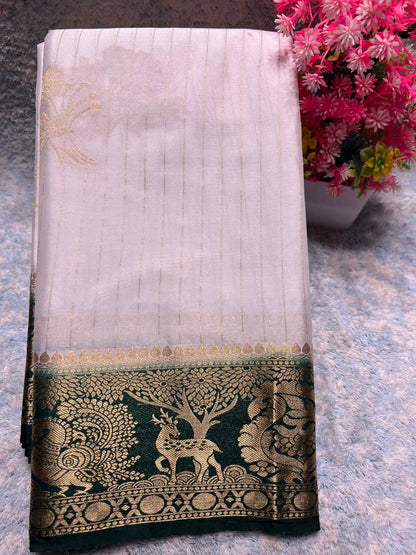 Artificial / Mix Crape Sarees