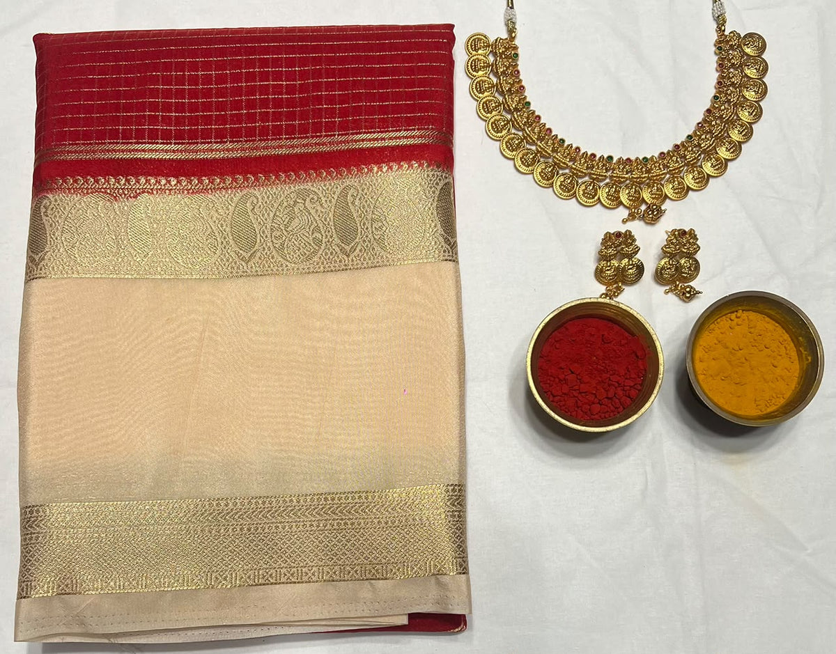 Artificial / Mix Crape Sarees