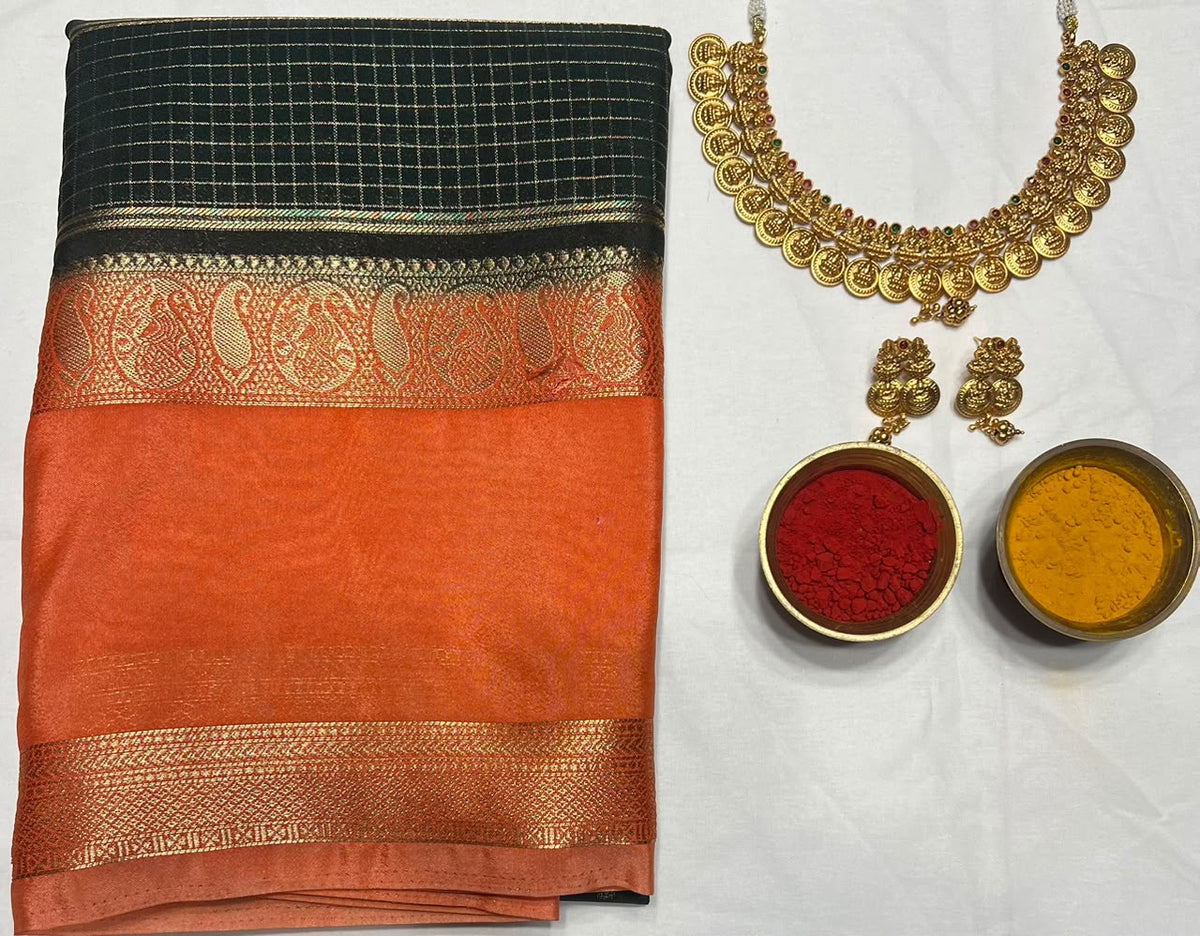 Artificial / Mix Crape Sarees