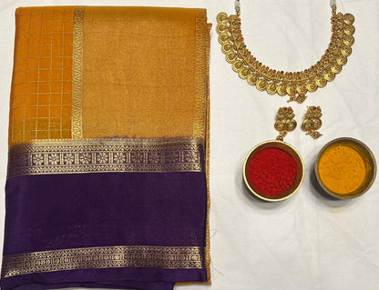 Artificial / Mix Crape Sarees