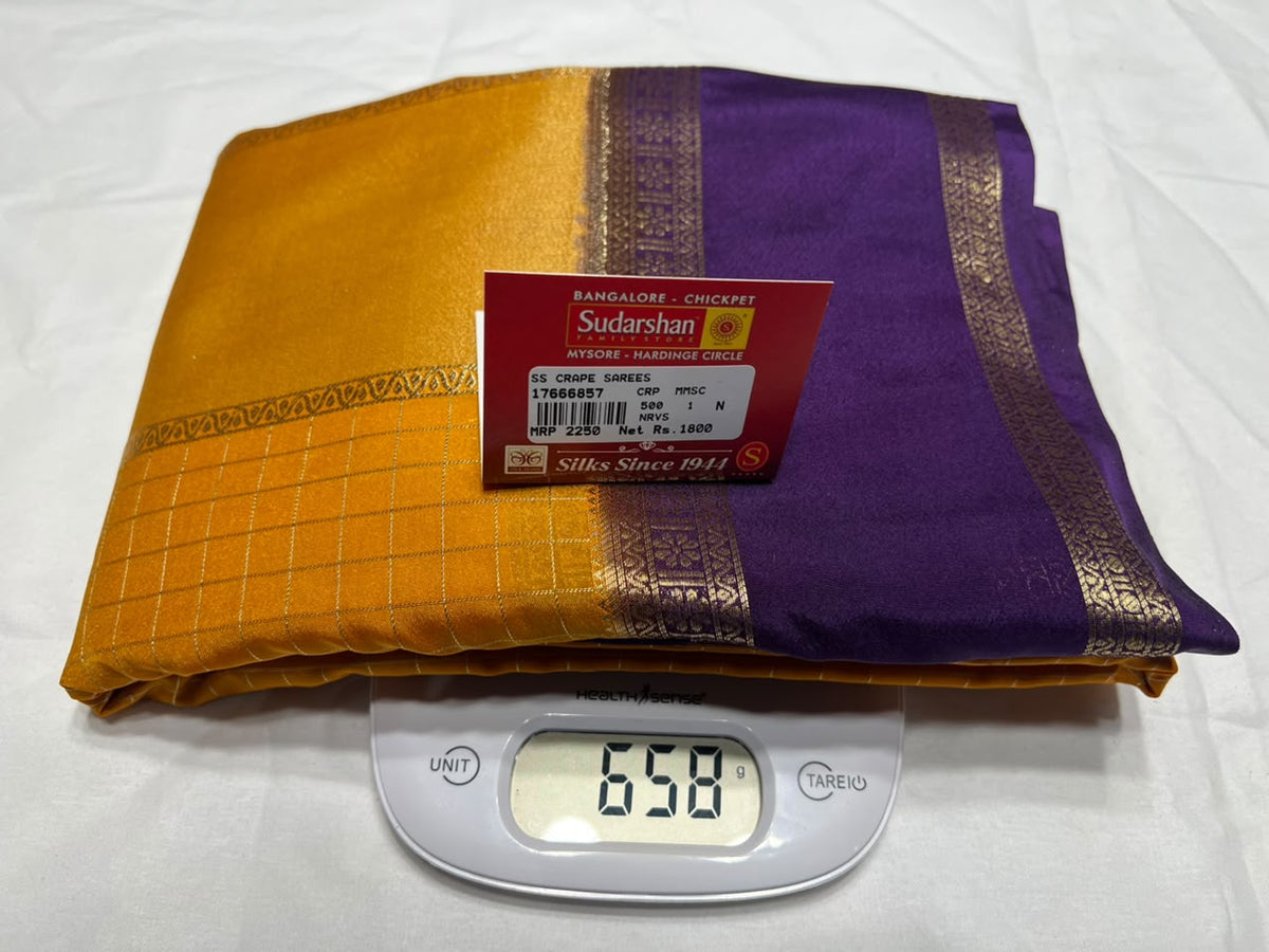 Artificial / Mix Crape Sarees